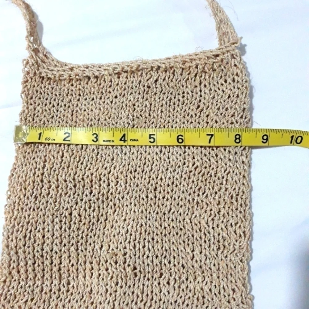 Handmade Jute Bag Knit Crossbody/Shoulder Small Bag New Condition